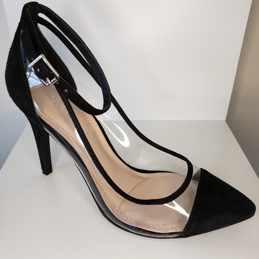BCBGeneration Cynthia Clear Pumps Size 9